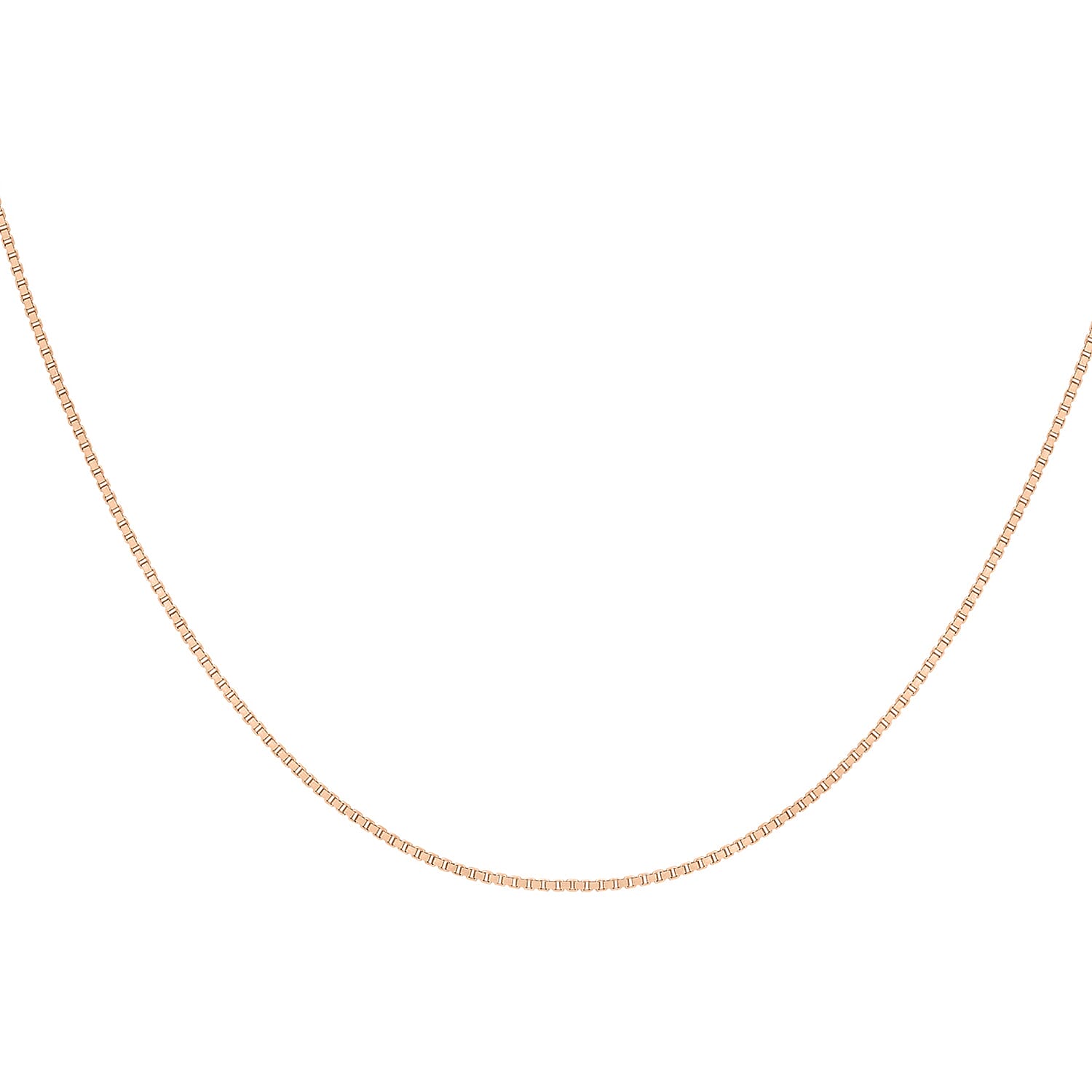 9K Rose Gold  Chain (Size - 20),  Gold Wt. 1.5 Gms