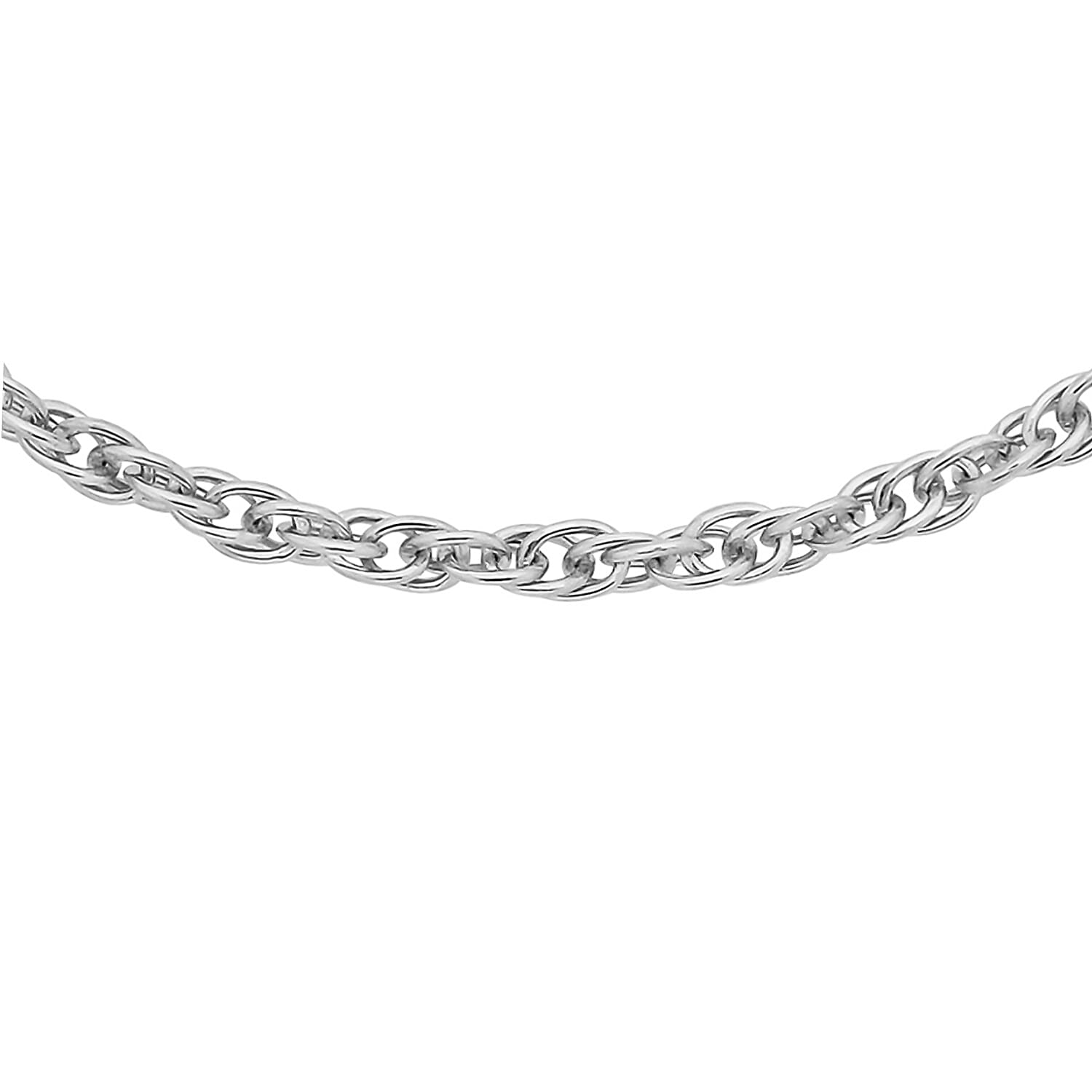 9K White Gold  Chain (Size - 20),  Gold Wt. 1 Gms
