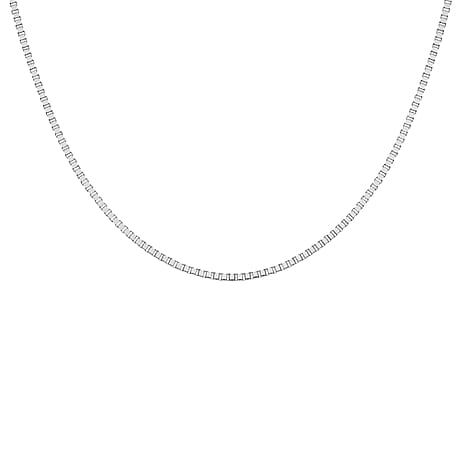 9K White Gold  Chain (Size - 18),  Gold Wt. 1.9 Gms