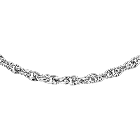 Prince of Wales Chain 20 Inch in 9K White Gold