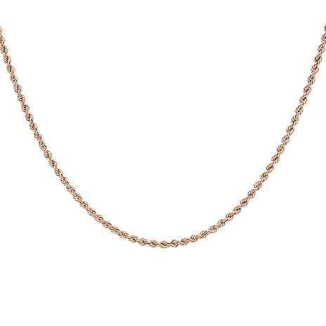9K Rose Gold  Chain (Size - 18),  Gold Wt. 4 Gms