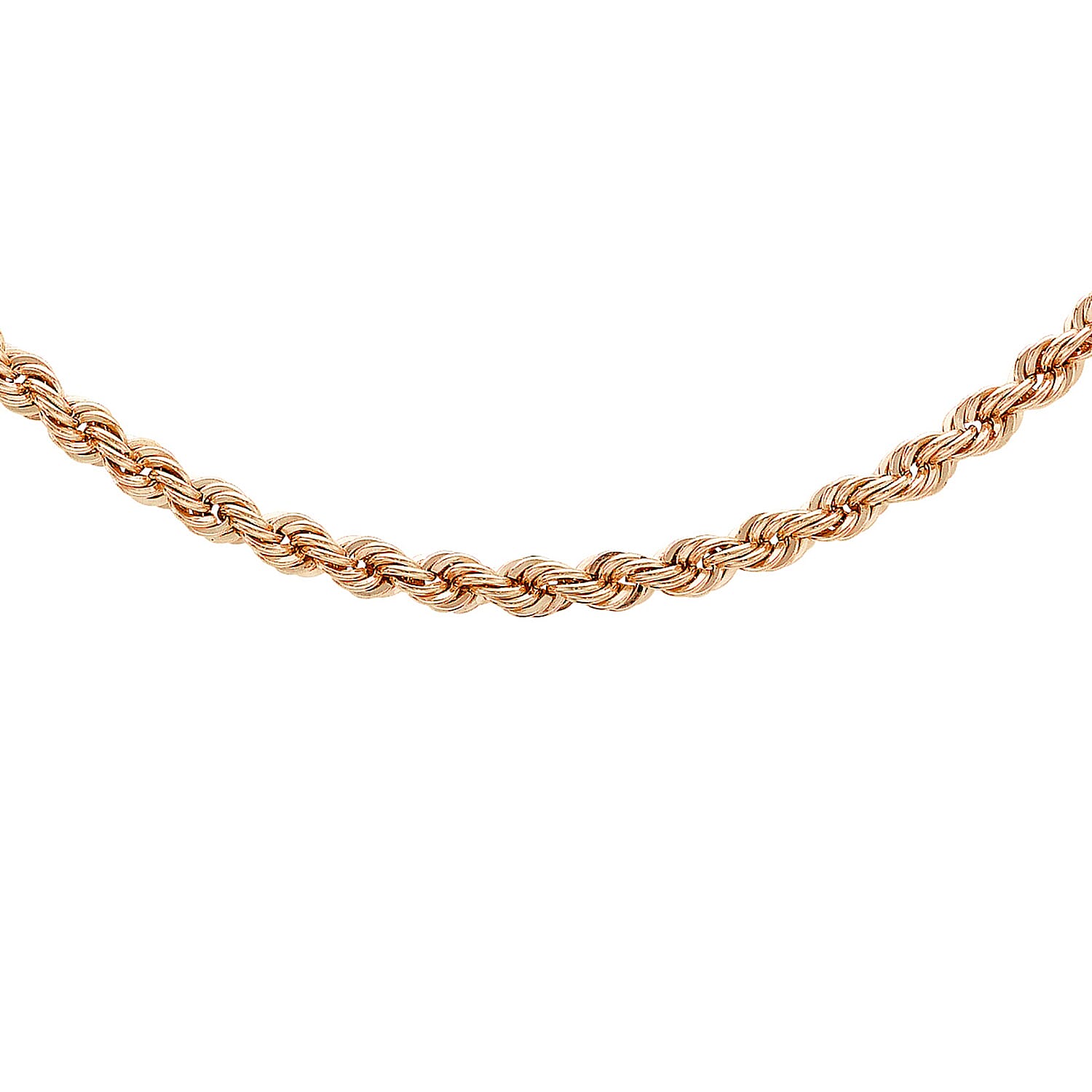 9K Rose Gold  Chain (Size - 18),  Gold Wt. 4 Gms