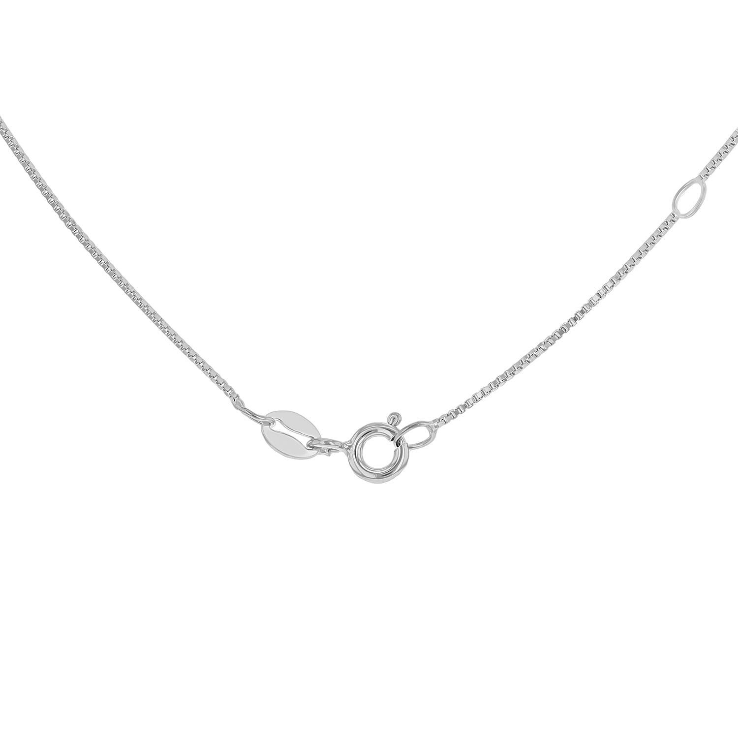 9K White Gold Chain (Size - 20), Gold Wt. 2.1 Gms 9K White Gold Chain (Size - 20), Gold Wt. 2.1 Gms