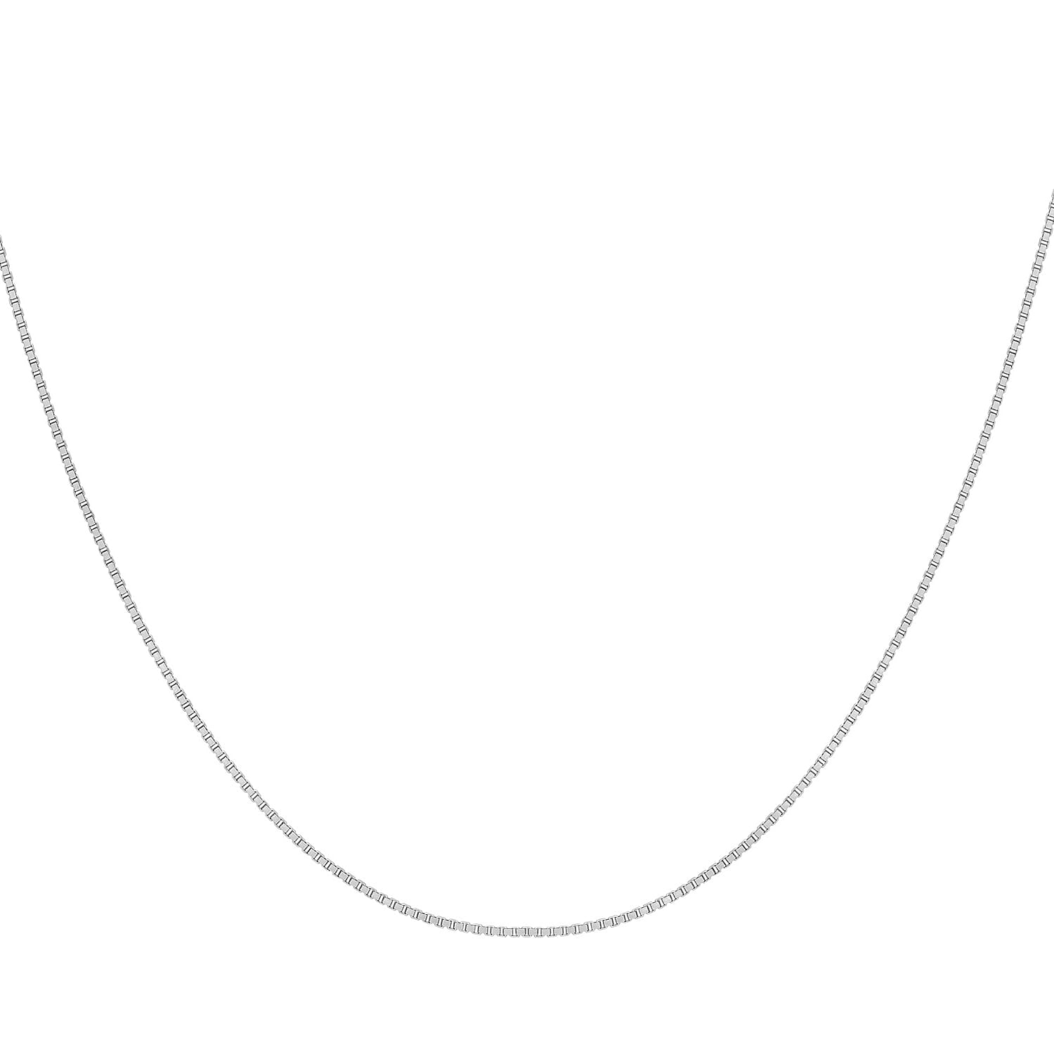 9K White Gold  Chain (Size - 20),  Gold Wt. 1.5 Gms