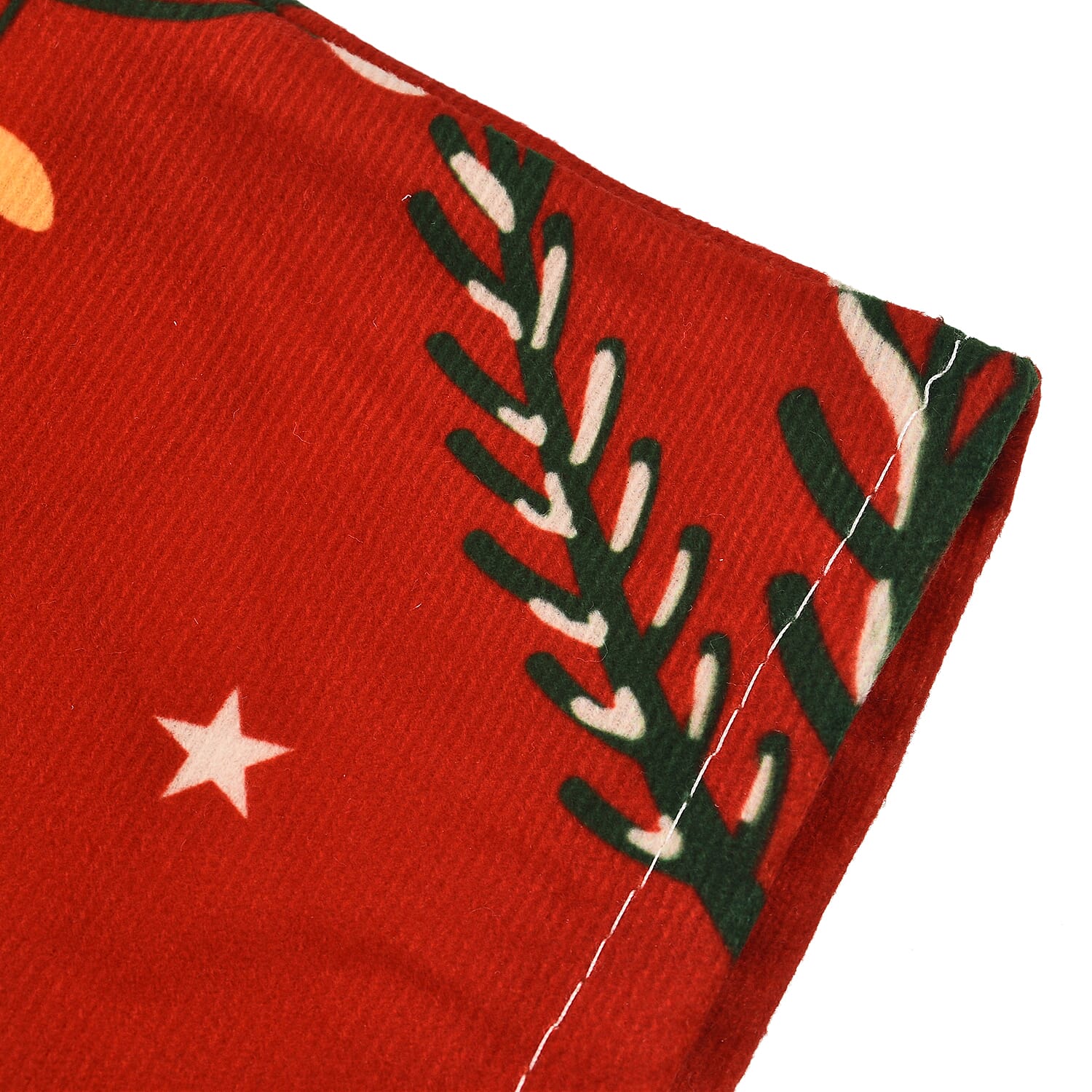 Set of 4 - Christmas Chair Covers with Christmas Tree Pattern