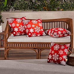 Set of 4 Christmas Cushion Covers  - Trees