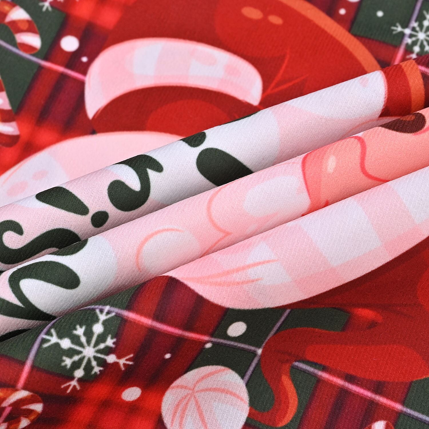 Set of 4 Christmas cushion cover with Santa Claus pattern