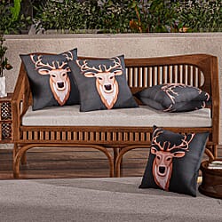 Set of 4 Christmas Cushion Covers  - Trees