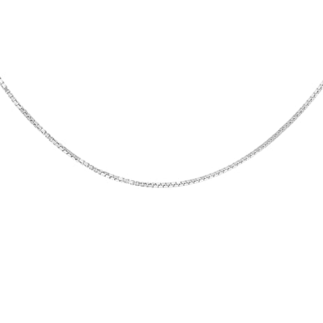 9K White Gold  Chain (Size - 20),  Gold Wt. 1 Gms