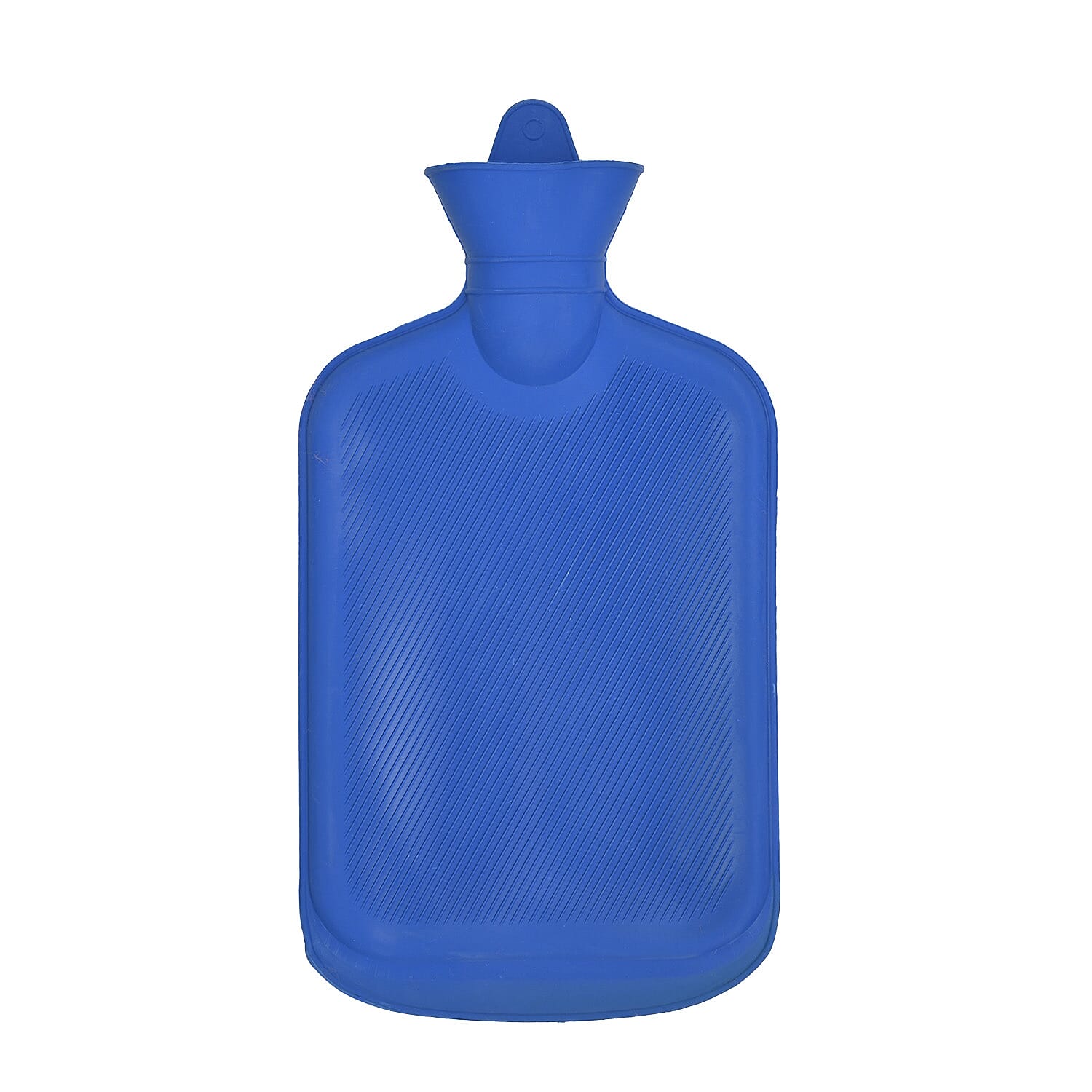 Set of 2 Hot Water Bottles with Faux Fur Cover  Light Blue and Pink