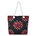 Christmas Collection Joy Pattern Tote Bag - Black