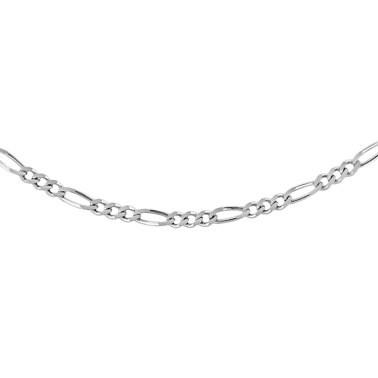 9K White Gold  Chain (Size - 20),  Gold Wt. 3.5 Gms