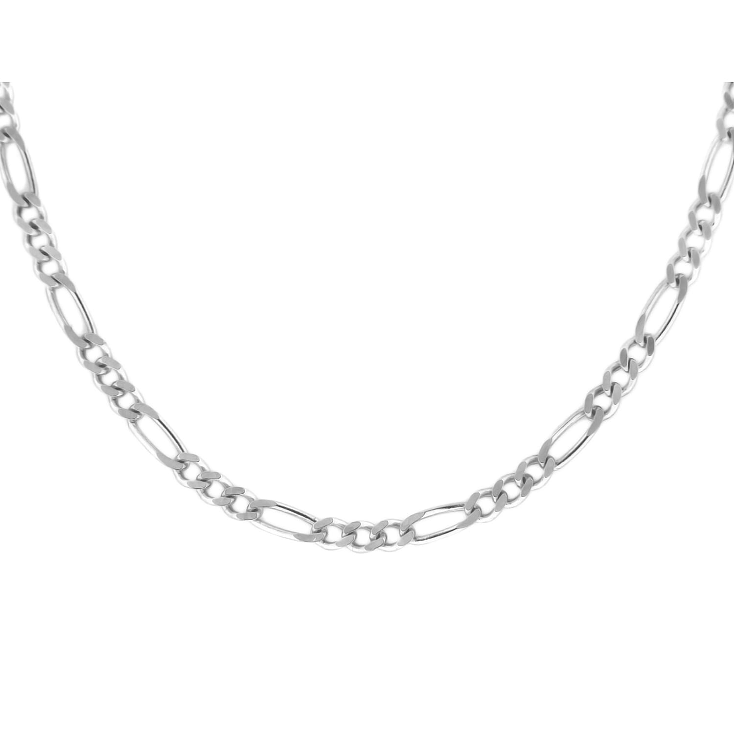 9K White Gold  Chain (Size - 20),  Gold Wt. 3.5 Gms