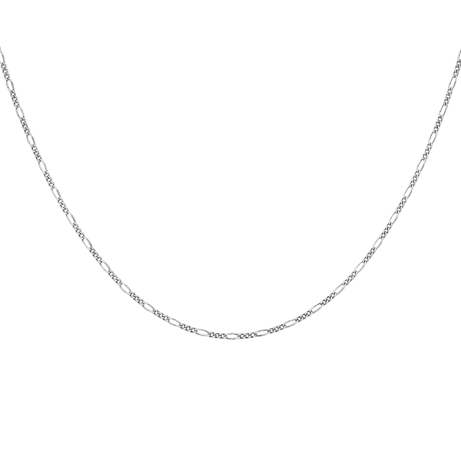 9K White Gold  Chain (Size - 20),  Gold Wt. 3.5 Gms