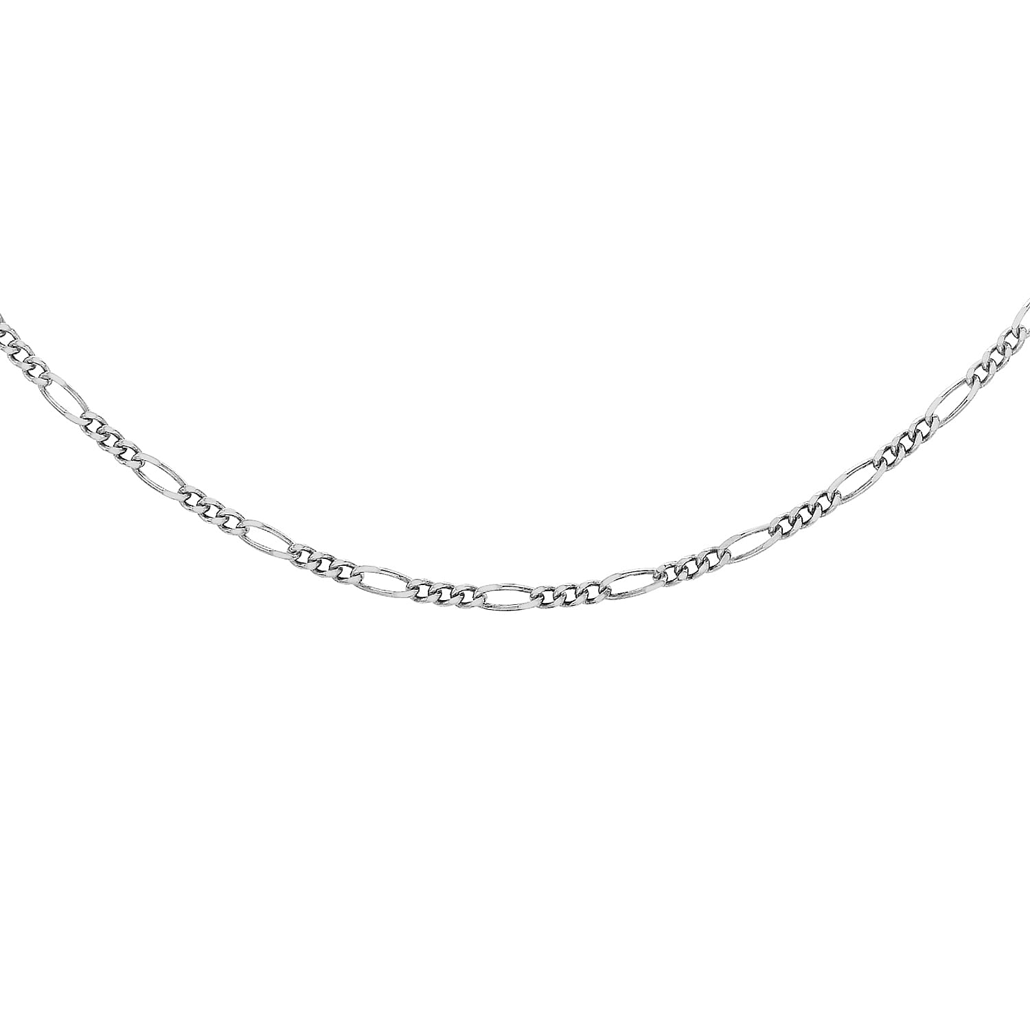 9K White Gold  Chain (Size - 20),  Gold Wt. 3.5 Gms