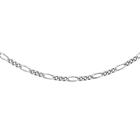 9K White Gold  Chain (Size - 18),  Gold Wt. 3.2 Gms