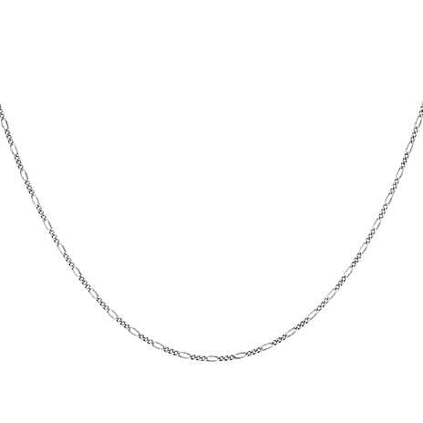 9K White Gold  Chain (Size - 18),  Gold Wt. 3.2 Gms
