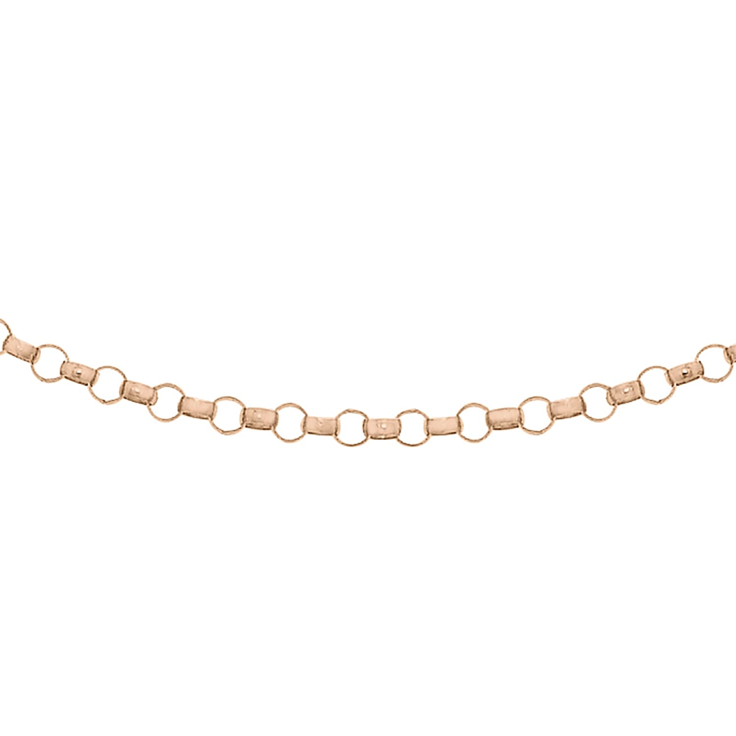 9K Rose Gold  Chain (Size - 20),  Gold Wt. 1.1 Gms