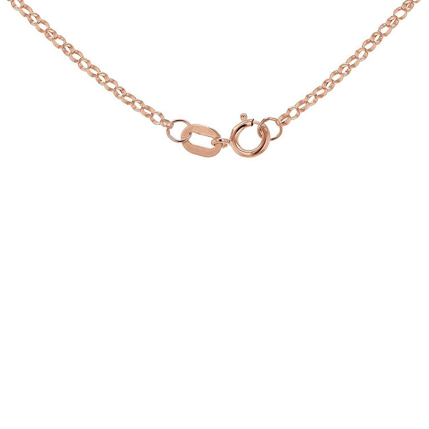 9K Rose Gold  Chain (Size - 20),  Gold Wt. 1.1 Gms