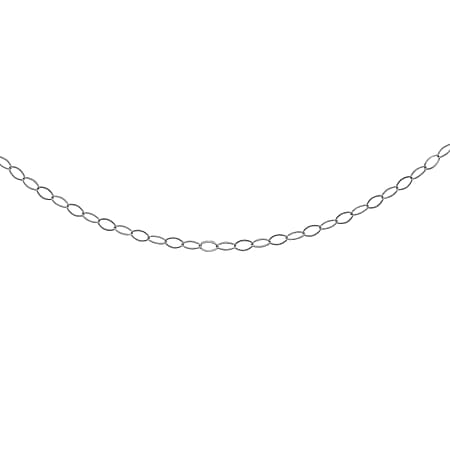 Trace Chain 18 Inch in 9K White Gold