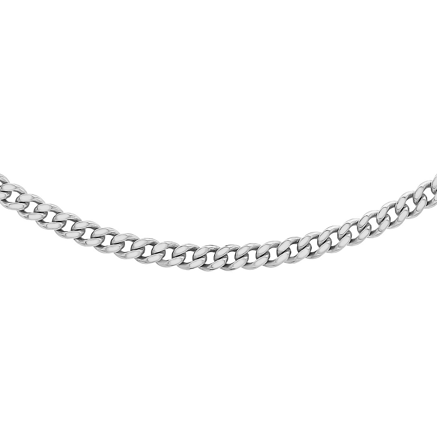 9K White Gold  Chain (Size - 20),  Gold Wt. 0.9 Gms