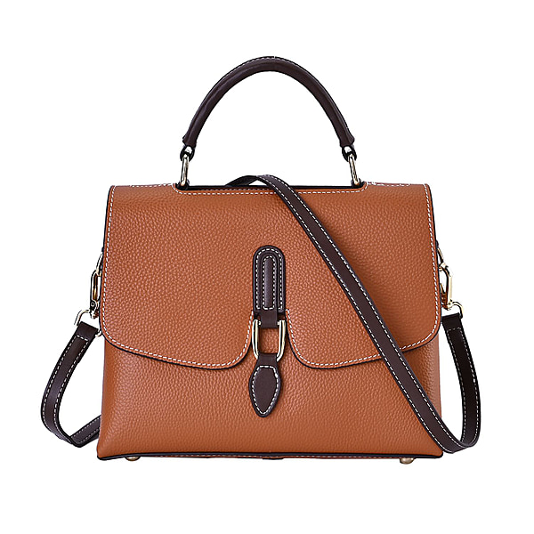 New Fall Collection- Genuine Leather Crossbody Bag with Shoulder Strap ...