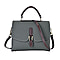 New Fall Collection- Genuine Leather Crossbody Bag with Shoulder Strap - Black