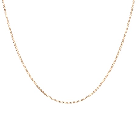 1.7mm Round Belcher Chain 24 Inch in 9K Rose Gold 1.7mm Round Belcher Chain 24 Inch in 9K Rose Gold
