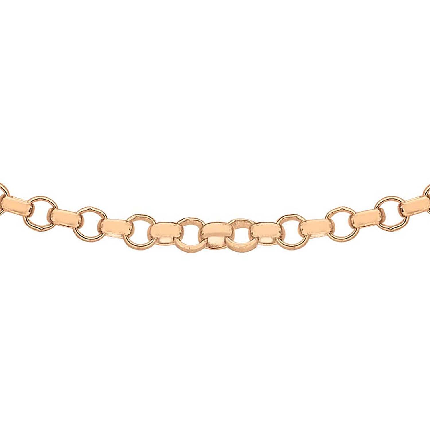 9K Rose Gold  Chain (Size - 24),  Gold Wt. 3.5 Gms