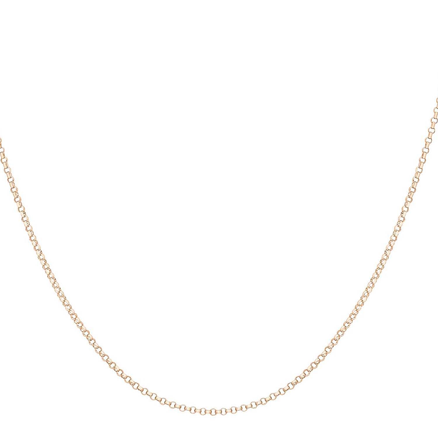 9K Rose Gold  Chain (Size - 24),  Gold Wt. 3.5 Gms