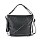 100% Genuine Leather Crossbody Bag with Adjustable Strap - White