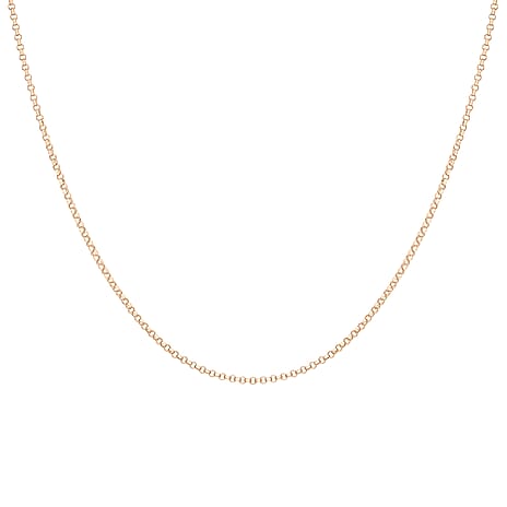 9K Rose Gold  Chain (Size - 20),  Gold Wt. 2.9 Gms