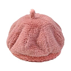 Faux Fur Beret - Pink