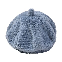 Faux Fur Beret - Pink