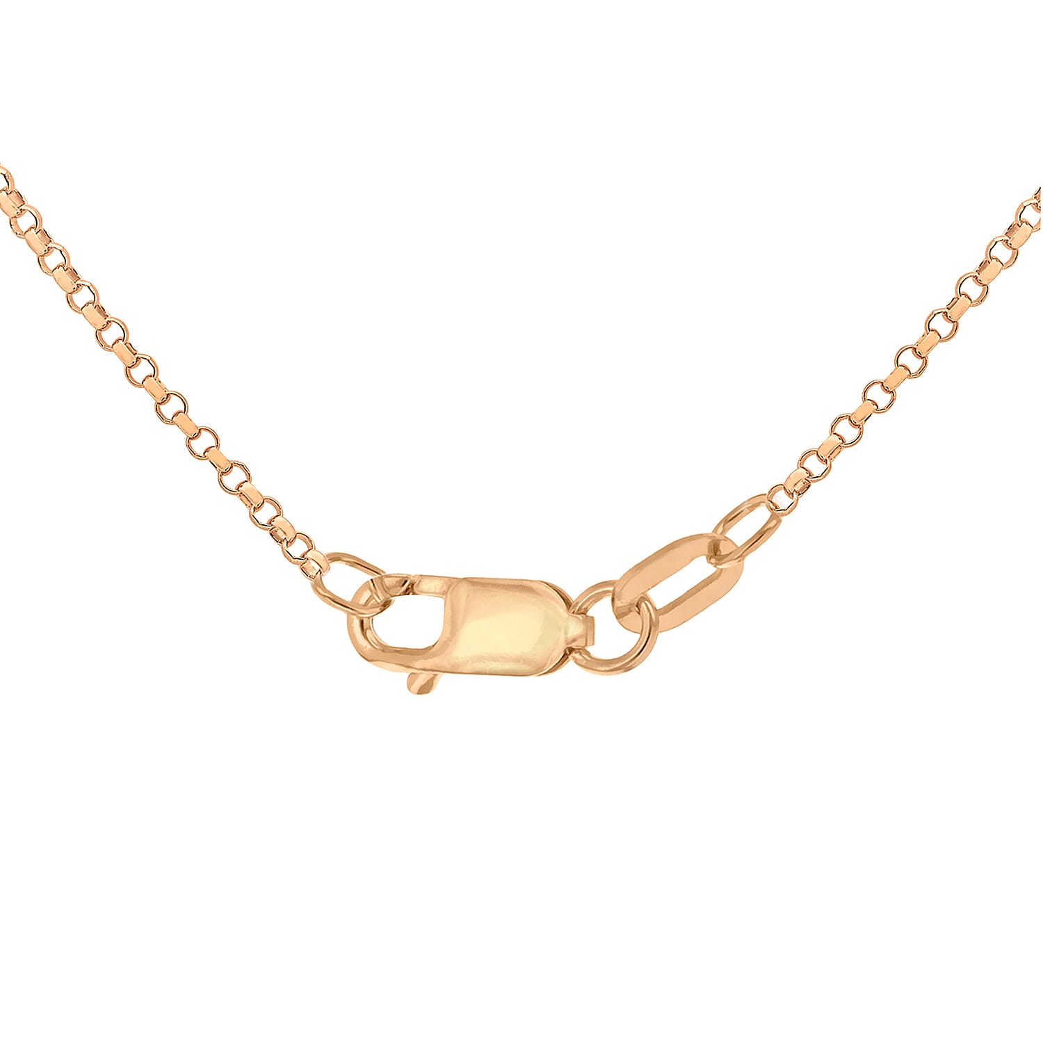 9K Rose Gold Chain (Size - 24), Gold Wt. 1.8 Gms 9K Rose Gold Chain (Size - 24), Gold Wt. 1.8 Gms
