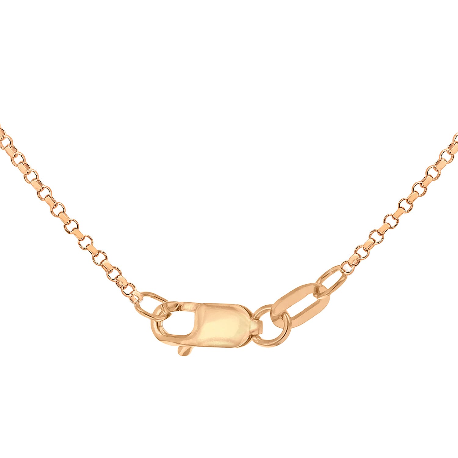9K Rose Gold Chain (Size - 24), Gold Wt. 1.8 Gms 9K Rose Gold Chain (Size - 24), Gold Wt. 1.8 Gms