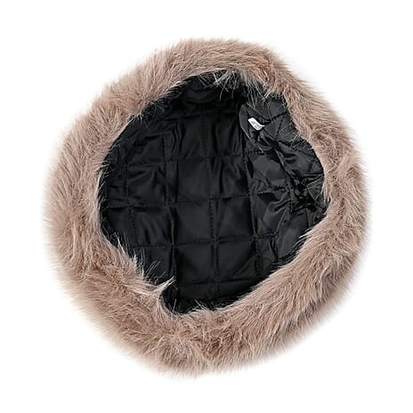 Super Soft - Warm Faux Fur Winter Hat - Khaki