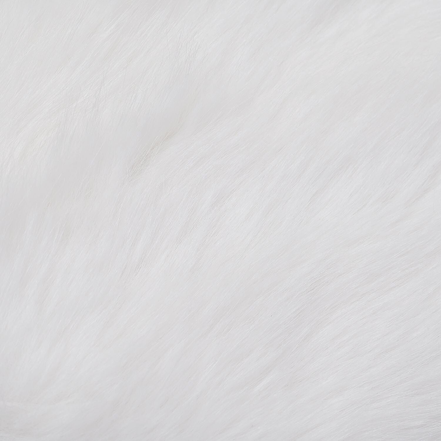 Super Soft & Warm Faux Fur Winter Hat - White