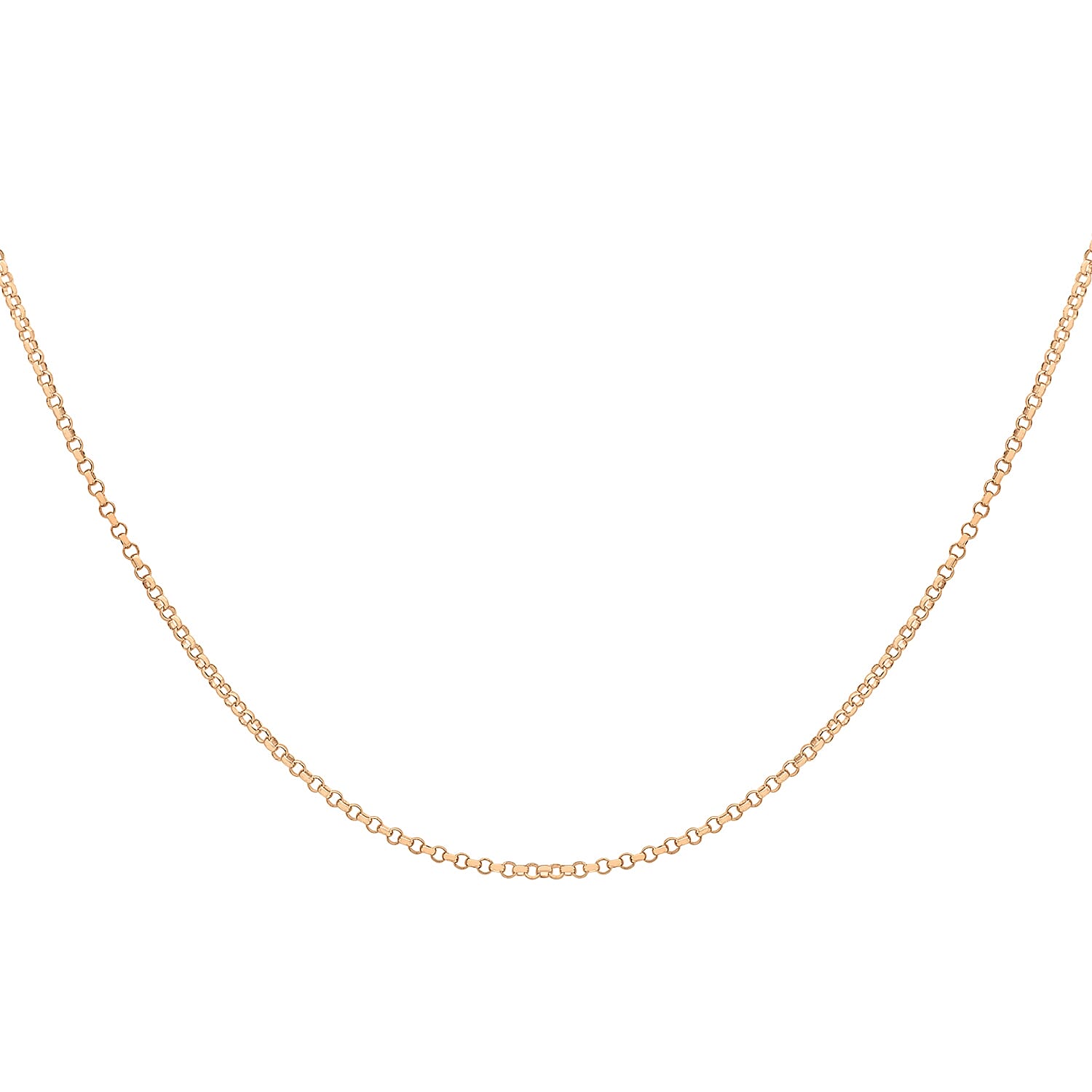 9K Rose Gold Chain (Size - 20), Gold Wt. 1.6 Gms 9K Rose Gold Chain (Size - 20), Gold Wt. 1.6 Gms