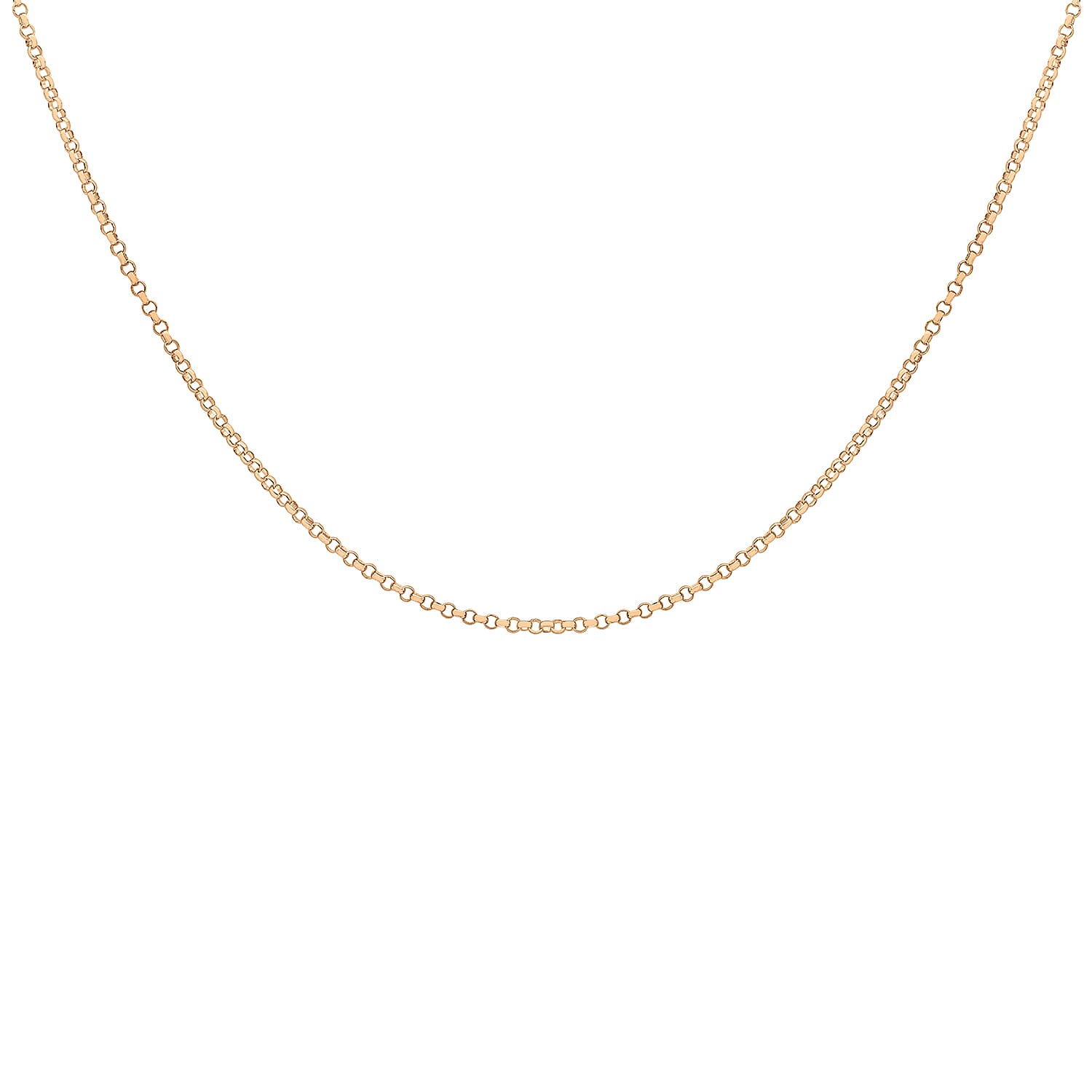 9K Rose Gold  Chain (Size - 18),  Gold Wt. 1.4 Gms