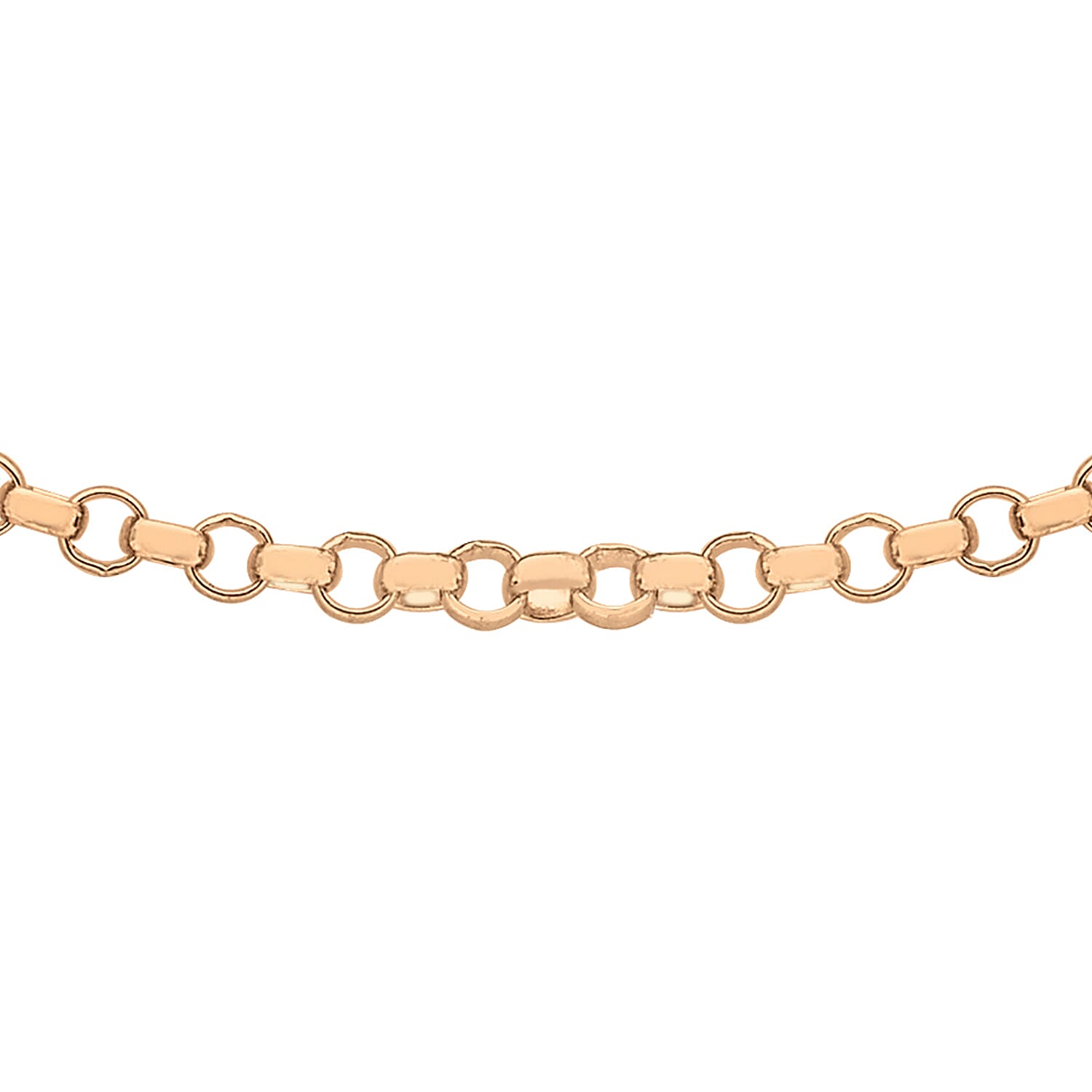 9K Rose Gold  Chain (Size - 18),  Gold Wt. 1.4 Gms