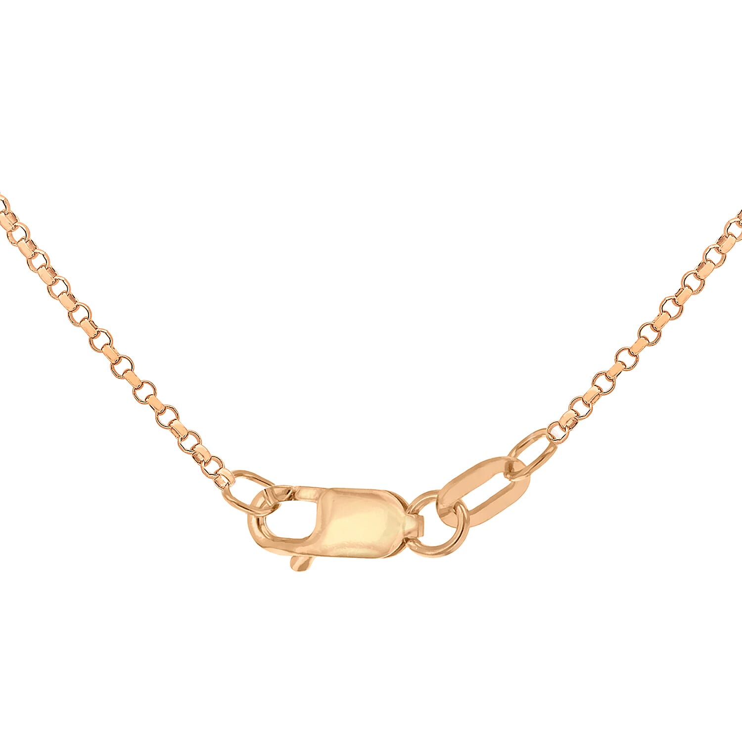 9K Rose Gold  Chain (Size - 18),  Gold Wt. 1.4 Gms
