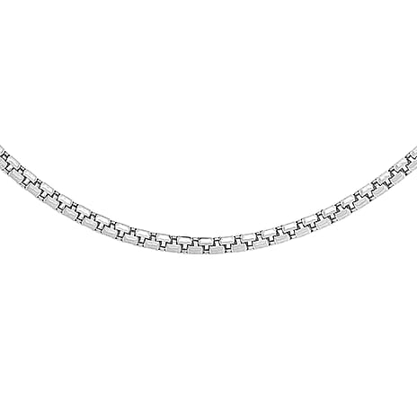 9K White Gold  Chain (Size - 20),  Gold Wt. 3.5 Gms