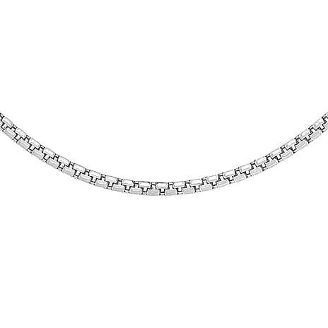 9K White Gold  Chain (Size - 16),  Gold Wt. 2.9 Gms