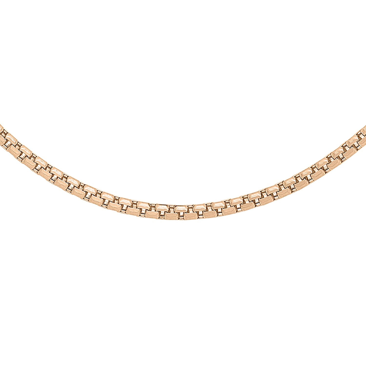 9K Rose Gold  Chain (Size - 18),  Gold Wt. 3.2 Gms