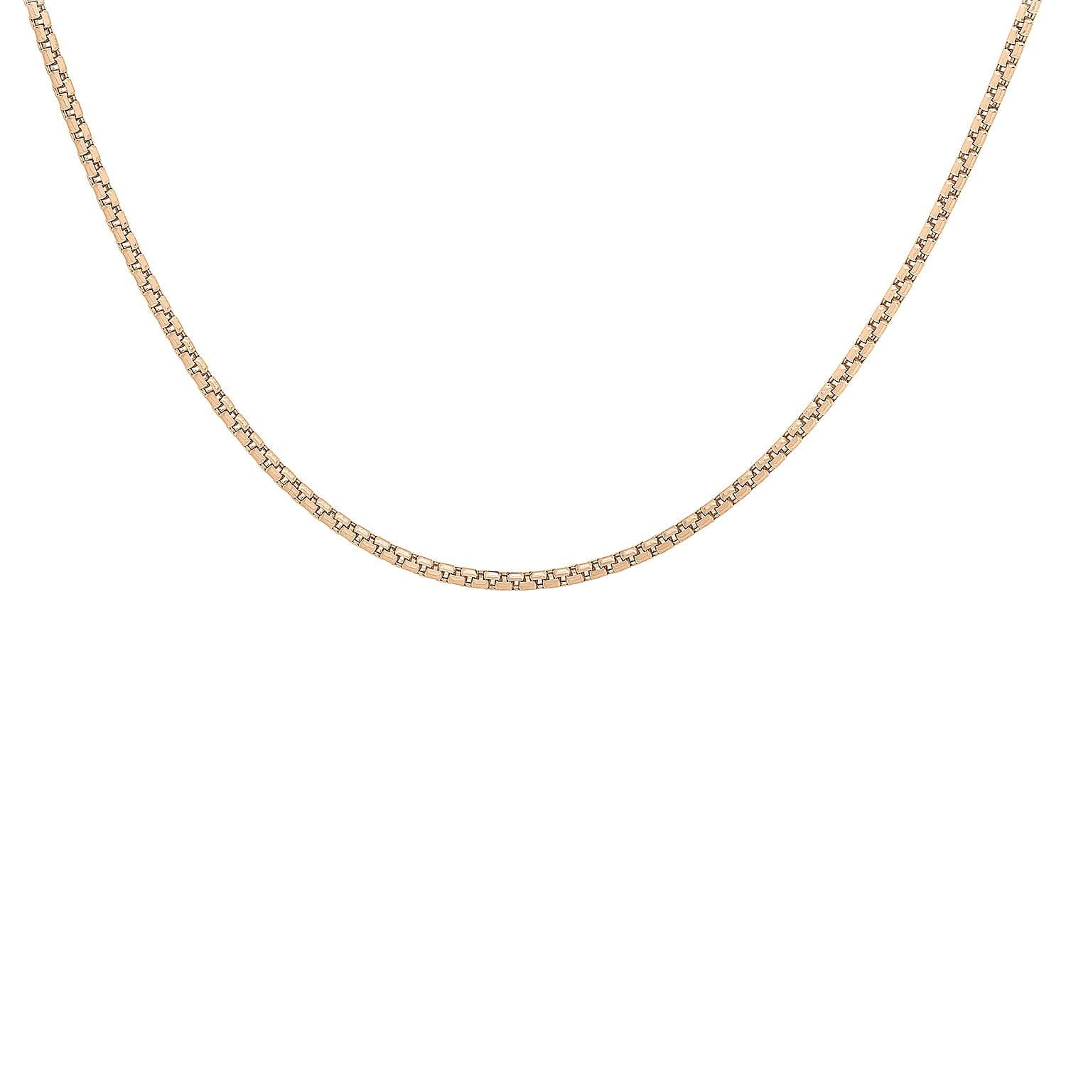 9K Rose Gold  Chain (Size - 18),  Gold Wt. 3.2 Gms