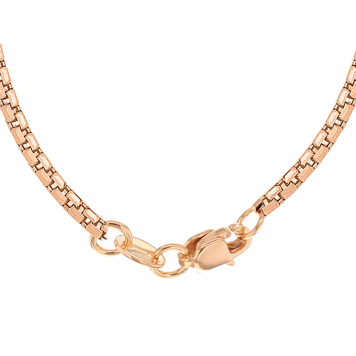 9K Rose Gold  Chain (Size - 18),  Gold Wt. 3.2 Gms