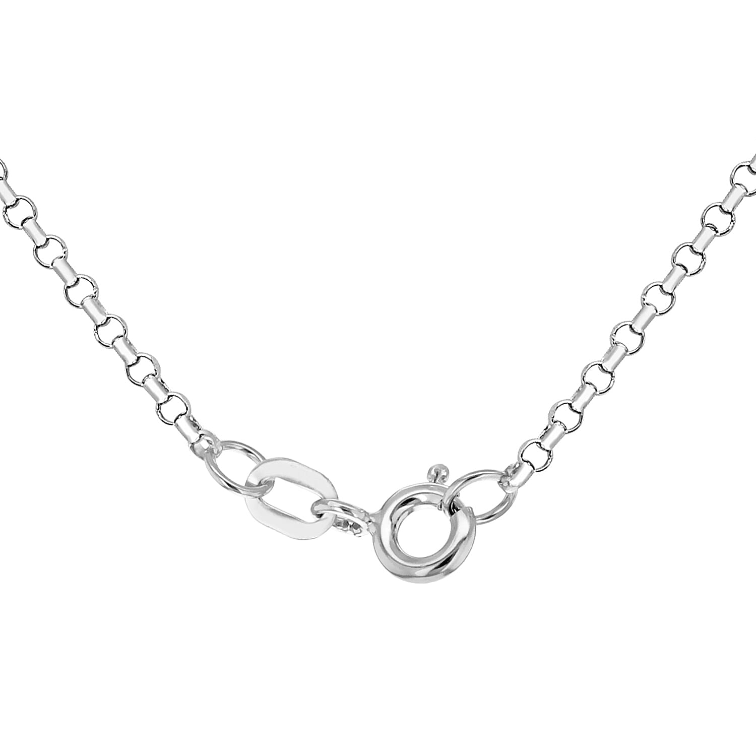 9K White Gold  Chain (Size - 24),  Gold Wt. 3.7 Gms