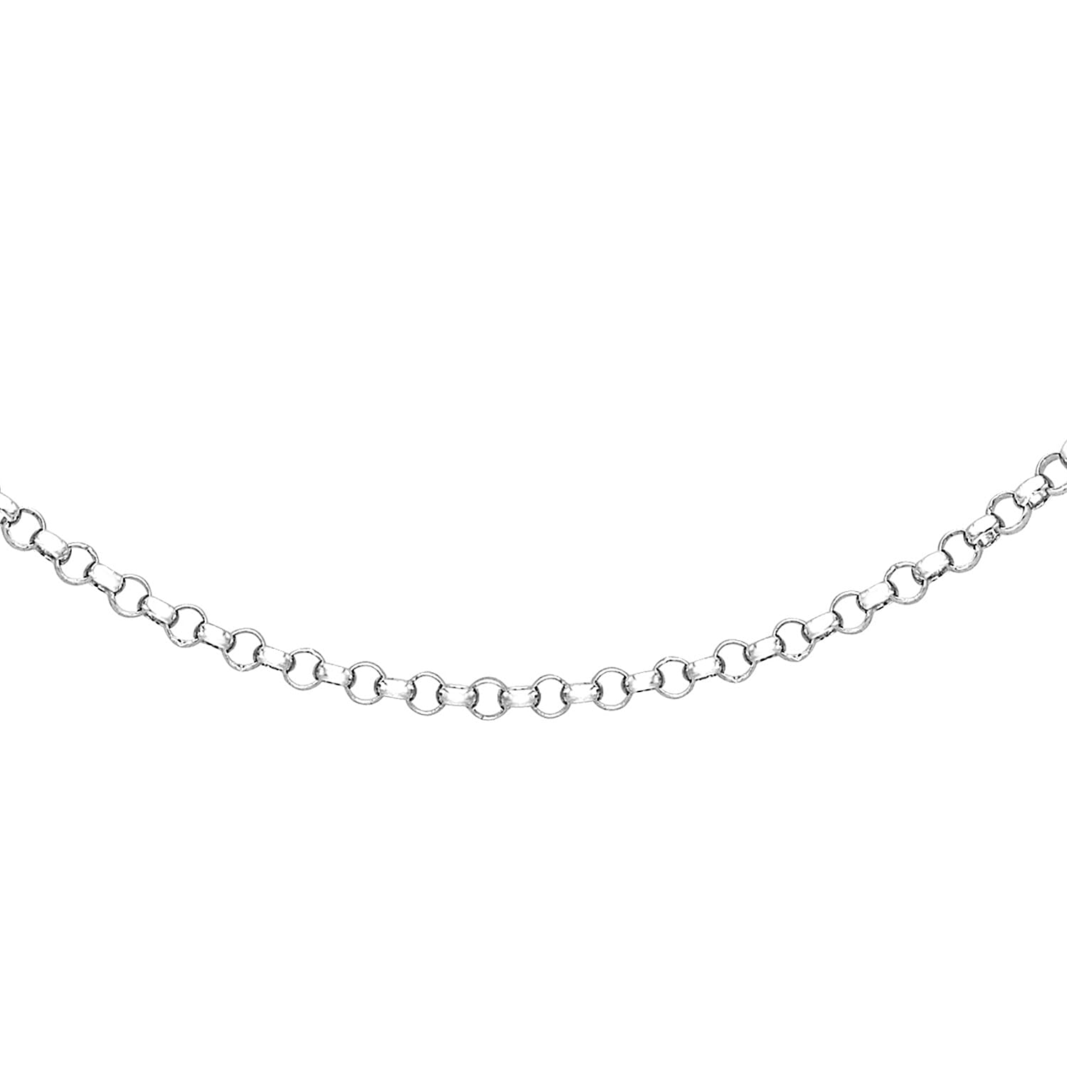 9K White Gold  Chain (Size - 22),  Gold Wt. 3.5 Gms
