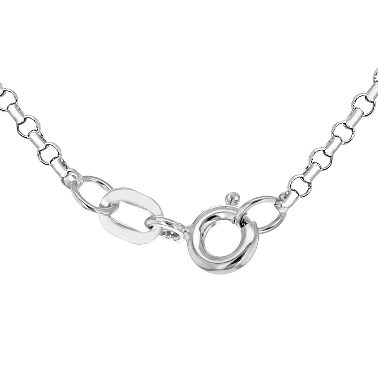 9K White Gold  Chain (Size - 22),  Gold Wt. 3.5 Gms